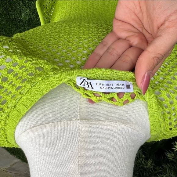ZARA Fishnet Top - Picture 6 of 7